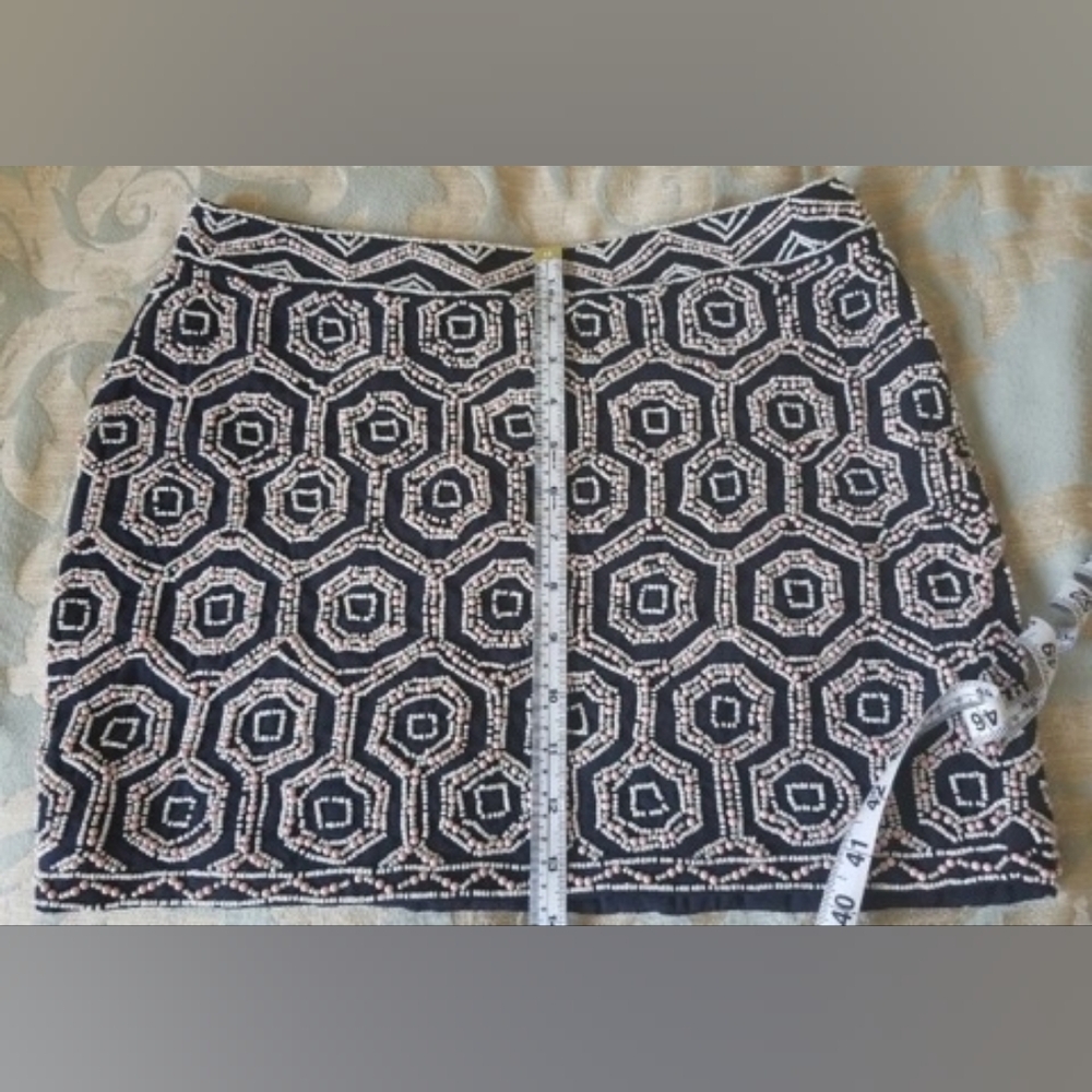 Geometric Patterned Beaded Skirt - image 8
